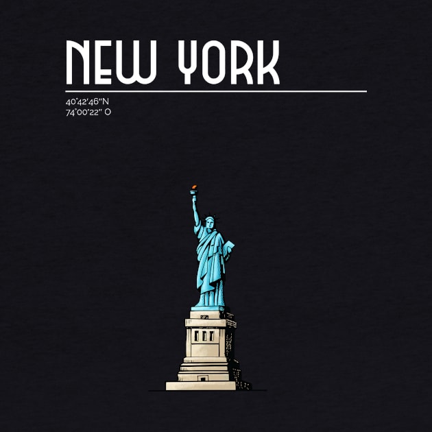 New York, Statue of Liberty by STELATOCLOTHING